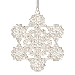 The Met Store 2024 Sterling Silver Snowflake Ornament* Ornaments