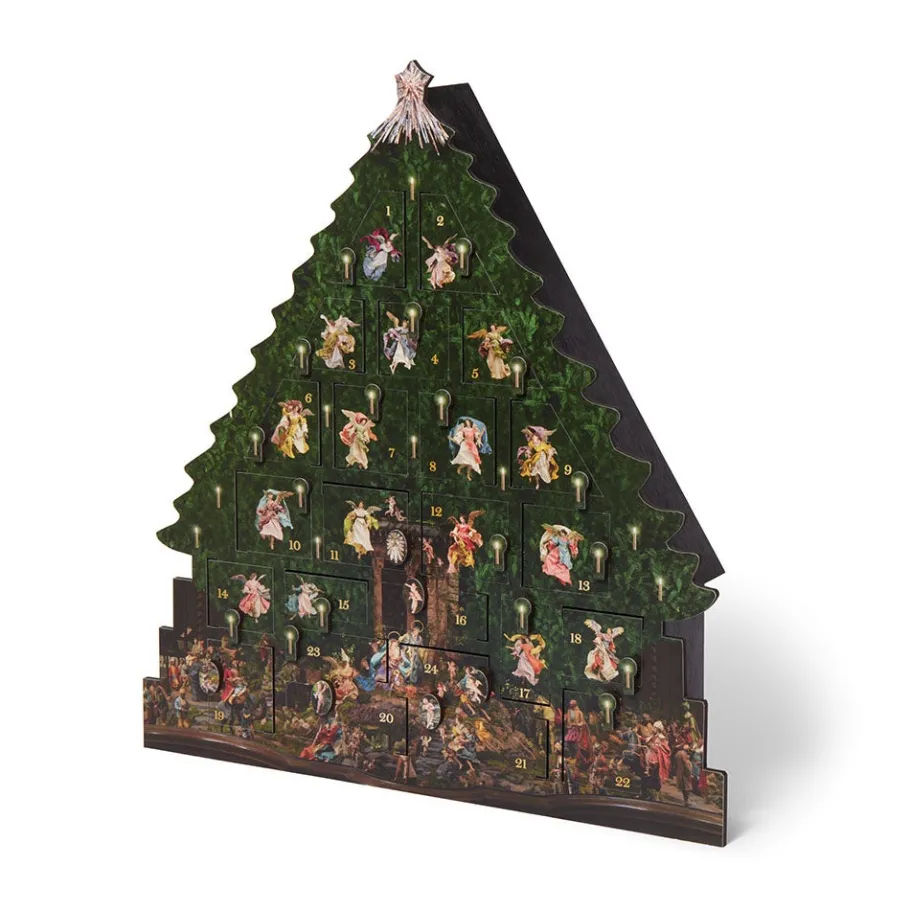 The Met Store Angel Tree Wooden Advent Calendar* Calendars