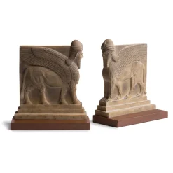 The Met Store Assyrian Palace Guard Bookends* Sculpture|Decorative Accents