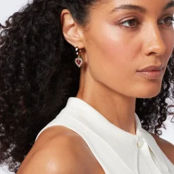 The Met Store Atef Crown Huggie Charm Earrings* Earrings