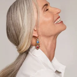 The Met Store Atef Crown Statement Drop Earrings* Earrings