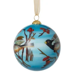 The Met Store Birds of America Hand-Painted Glass Ornament Set* Ornaments
