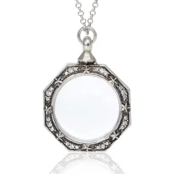 The Met Store Celestial Octagonal Magnifier Pendant Necklace* Necklaces