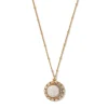 The Met Store Celestial Symbols Carved Mother-of-Pearl Pendant Necklace* Necklaces