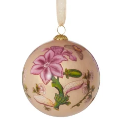 The Met Store Chelsea Botanicals Hand-Painted Glass Ornament Set* Ornaments
