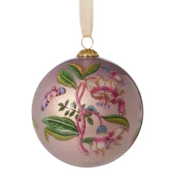 The Met Store Chelsea Botanicals Hand-Painted Glass Ornament Set* Ornaments