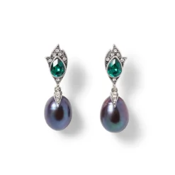 The Met Store Chelsea Peacock Pearl Drop Earrings* Earrings