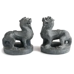 The Met Store Chinese Guardian Figure Bookends* Sculpture|Decorative Accents