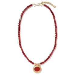 The Met Store Classical Carnelian Pendant Necklace* Necklaces