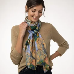 The Met Store Concourse of the Birds Oblong Scarf* Scarves & Wraps