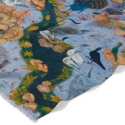 The Met Store Concourse of the Birds Oblong Scarf* Scarves & Wraps