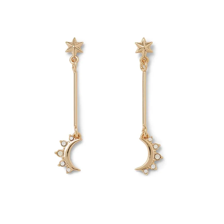 The Met Store Crescent Moon Drop Earrings* Earrings