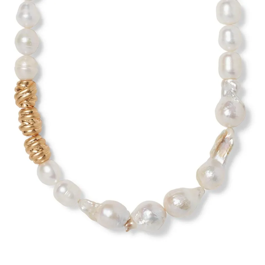 The Met Store Cypriot Twist Pearl Necklace and Triple-Hoop Earrings Set* Jewelry Sets