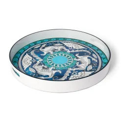 The Met Store De Morgan Stylized Dragons Lacquer Tray* Tableware|Decorative Accents