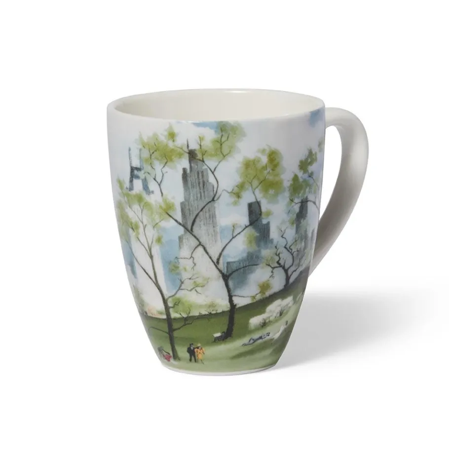 The Met Store Dehn Spring in Central Park Covered Mug with Tea Infuser* Tableware