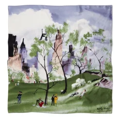The Met Store Dehn Spring in Central Park Square Silk Scarf* Scarves & Wraps