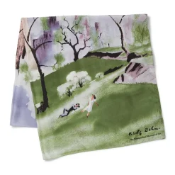 The Met Store Dehn Spring in Central Park Square Silk Scarf* Scarves & Wraps