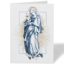 The Met Store Dürer: Virgin on the Crescent Fine Holiday Cards with Lined Envelopes and Foil Seals* Holiday Cards