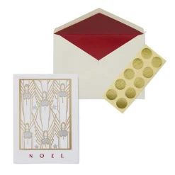 The Met Store Drevenstedt: Noel Fine Holiday Cards with Lined Envelopes and Foil Seals* Holiday Cards