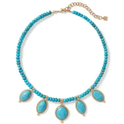 The Met Store Egyptian Hathor Turquoise Multi-Drop Necklace* Necklaces