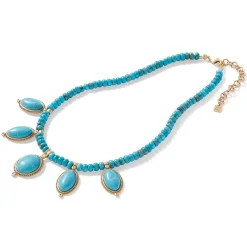 The Met Store Egyptian Hathor Turquoise Multi-Drop Necklace* Necklaces