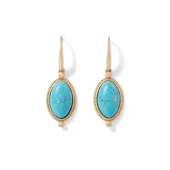 The Met Store Egyptian Hathor Turquoise Drop Earrings* Earrings