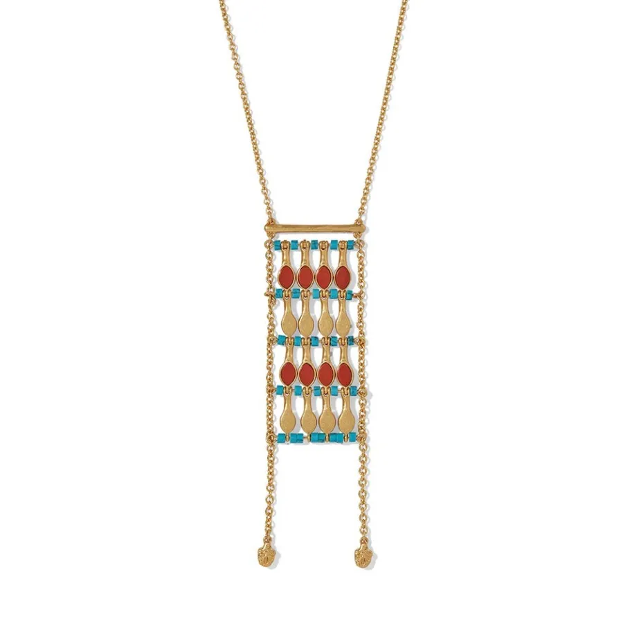 The Met Store Egyptian Nefer Amulet Ladder Pendant Necklace* Necklaces