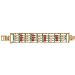 The Met Store Egyptian Nefer Amulet Ladder Bracelet* Bracelets