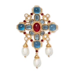 The Met Store Ellen Jeweled Brooch* Pins & Brooches