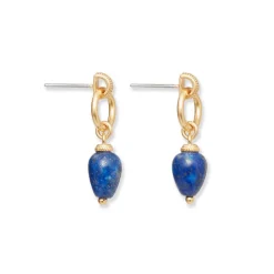 The Met Store Etruscan Lapis Doorknocker Earrings* Earrings