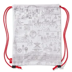 The Met Store Favorite Galleries of The Met Color & Learn Washable Kids' Drawstring Backpack* Art Supplies & Easels
