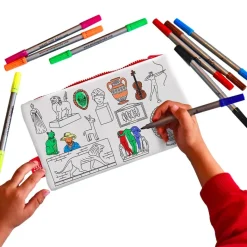 The Met Store Favorite Galleries of The Met Color & Learn Washable Kids' Pencil Case* Art Supplies & Easels