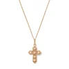 The Met Store Filipino Pearl Cross Pendant Necklace* Necklaces