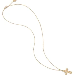 The Met Store Filipino Pearl Cross Pendant Necklace* Necklaces