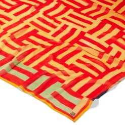 The Met Store Gee's Bend Kennedy Basket-Weave Oversize Square Scarf* Scarves & Wraps