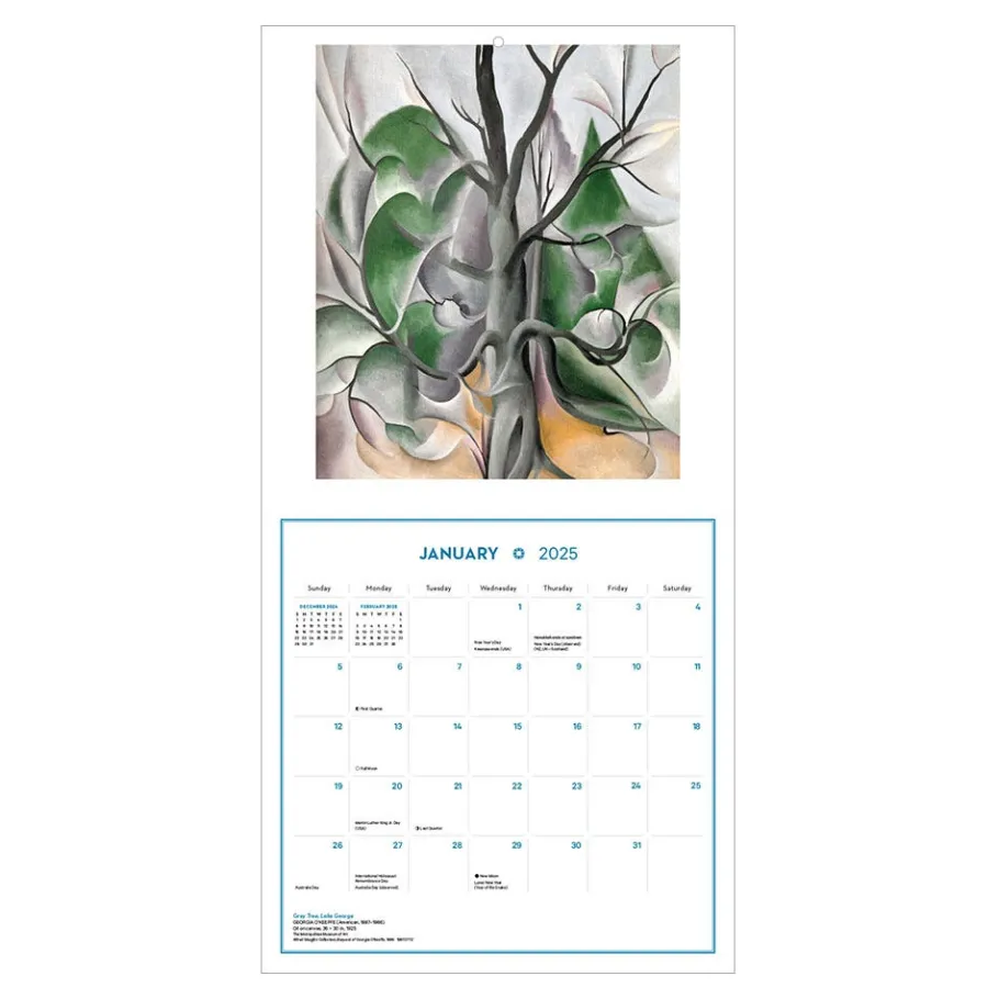 The Met Store Georgia O'Keeffe Wall Calendar 2025* Calendars