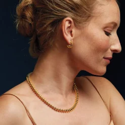 The Met Store Golden Disc Necklace* Necklaces