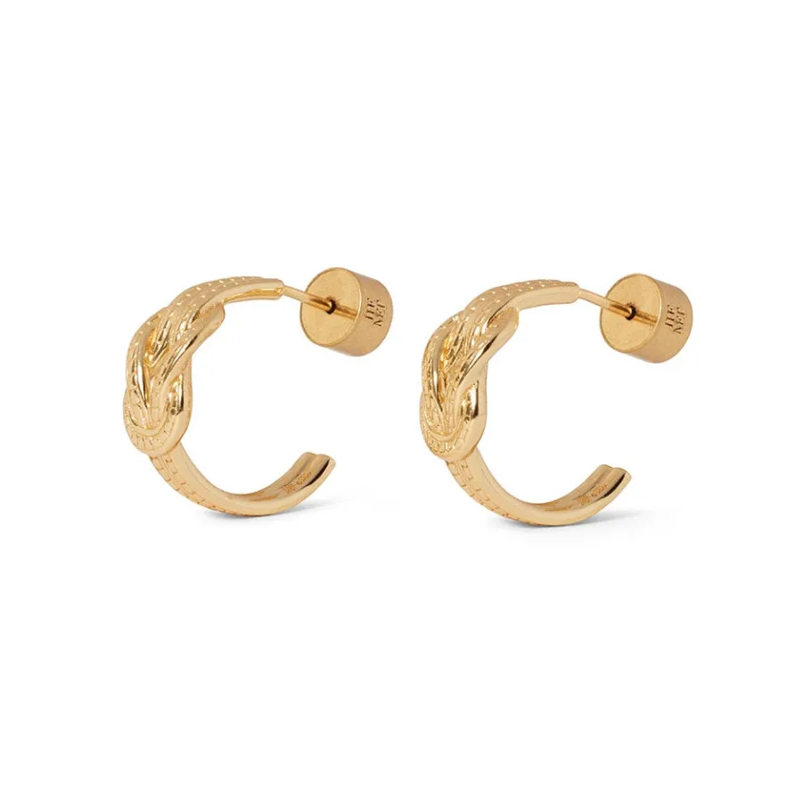 The Met Store Herakles Knot Hoop Earrings* Earrings