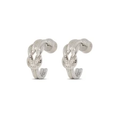 The Met Store Herakles Knot Hoop Earrings* Earrings