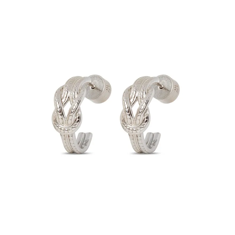 The Met Store Herakles Knot Hoop Earrings* Earrings