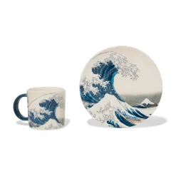 The Met Store Hokusai Great Wave Espresso Cup and Saucer* Tableware