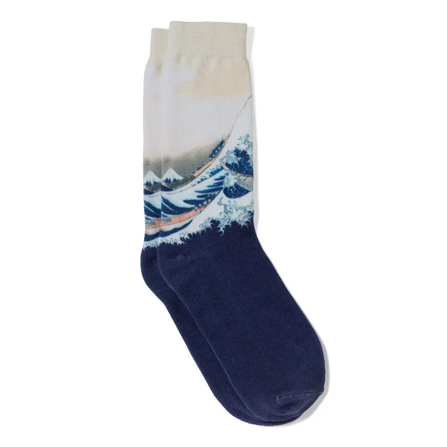 The Met Store Hokusai Great Wave Men's Socks* Small Accessories