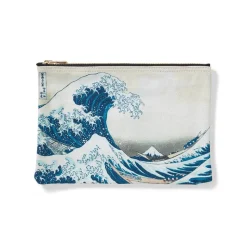 The Met Store Hokusai Great Wave Zip Pouch* Bags