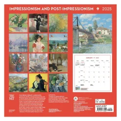The Met Store Impressionism and Post-Impressionism Wall Calendar 2025* Calendars