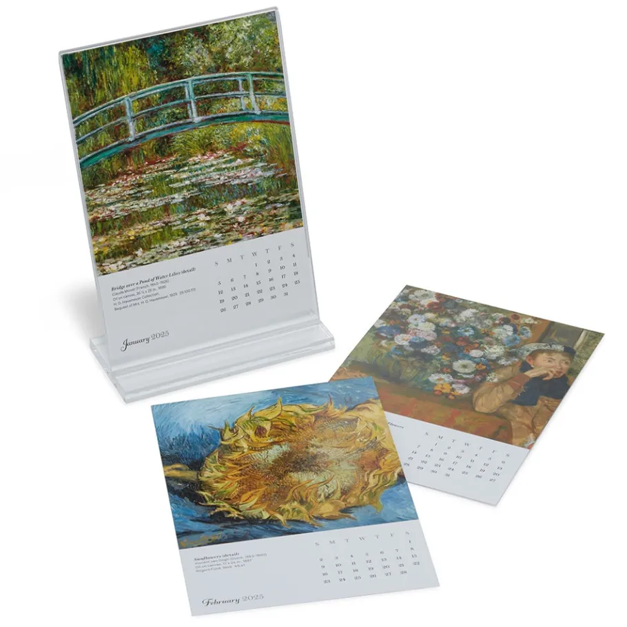 The Met Store Impressionism Gardens Plexiglass Calendar Refill 2025* Calendars
