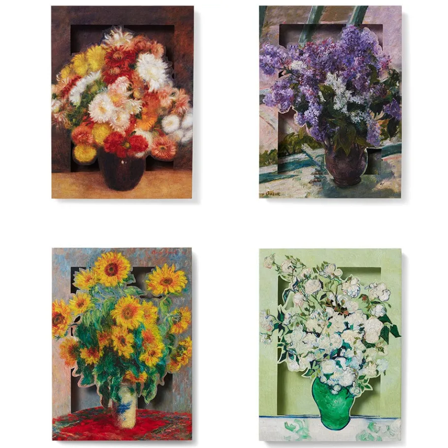 The Met Store Impressionist & Post-Impressionist Bouquets Pop-Up Cards* Notecards & Correspondence