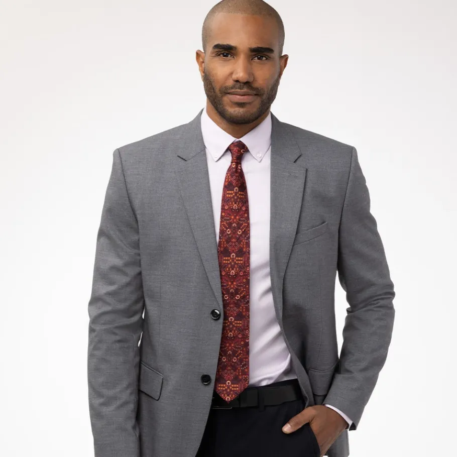 The Met Store Indian Millefleurs Silk Necktie* Small Accessories