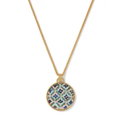 The Met Store Iznik Cintamani Enamel Pendant Necklace* Necklaces