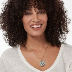 The Met Store Iznik Cintamani Enamel Pendant Necklace* Necklaces