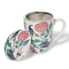 The Met Store Iznik Garden Covered Mug with Tea Infuser* Tableware